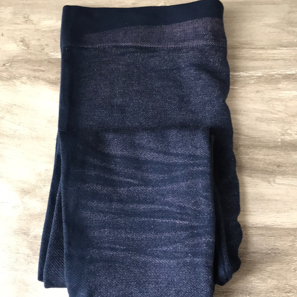 Blue Denim Look Leggings